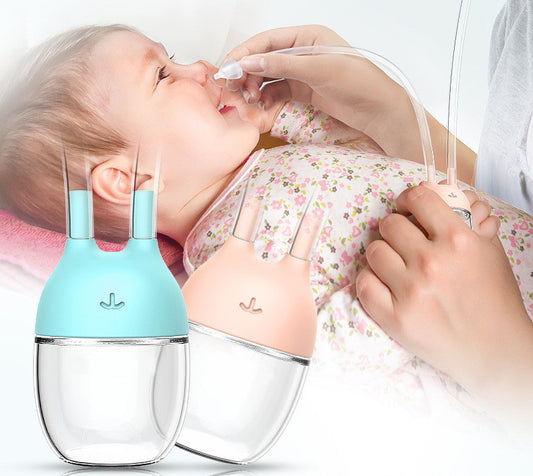 Safe and Hygienic Silicone Nasal Aspirator: Easy Mucus Removal
