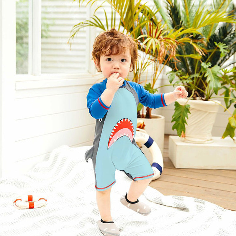Boys' One-Piece Cute Baby Swimsuit