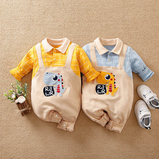 Spring Baby Cute Printed Jumpsuit