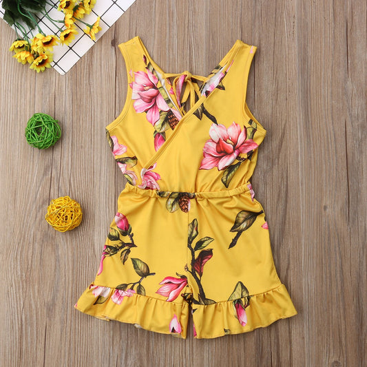 Summer Floral Outfits for Baby Girls