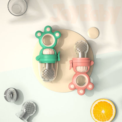 Baby Pacifier Feeder with Juice Mesh for Safe Teething