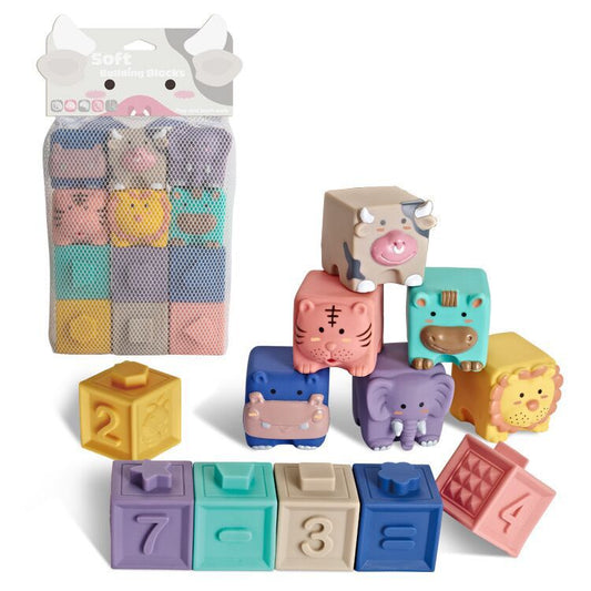 Soft Building Blocks Set for Infants and Toddlers