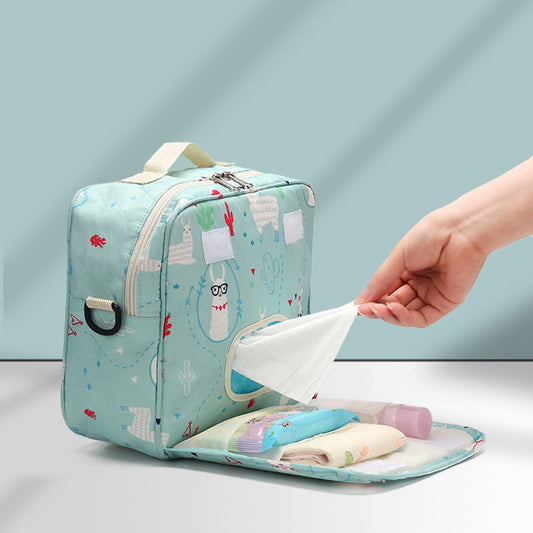 Portable Baby Diaper Storage Bag: Spacious and Convenient Diaper Tote