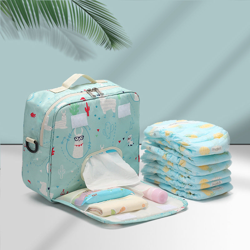 Portable Baby Diaper Storage Bag: Spacious and Convenient Diaper Tote