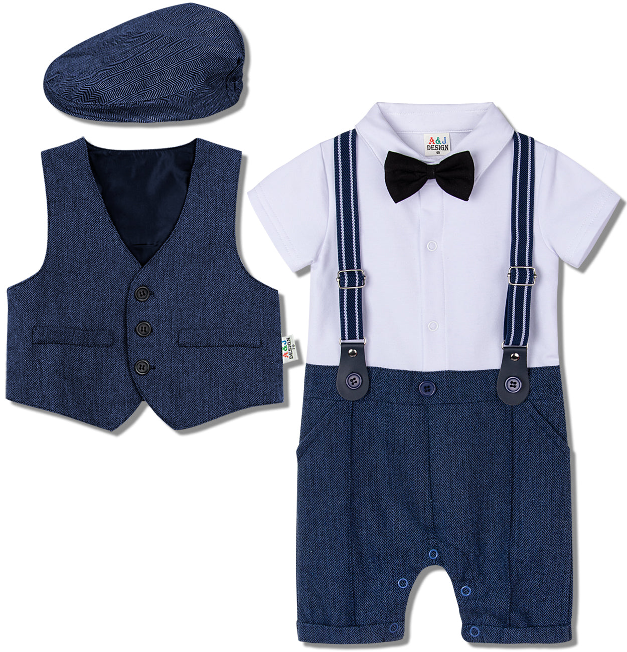 One-piece Gentleman Suit for Baby