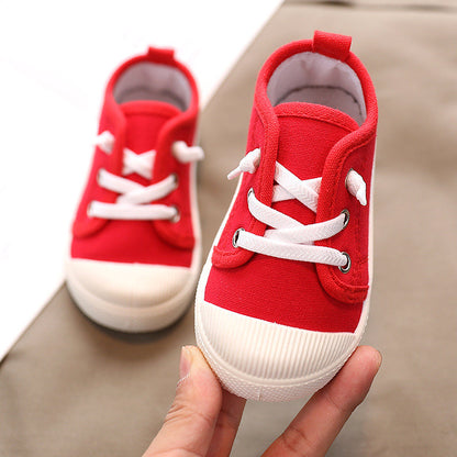 Breathable Canvas Low-Top Shoes