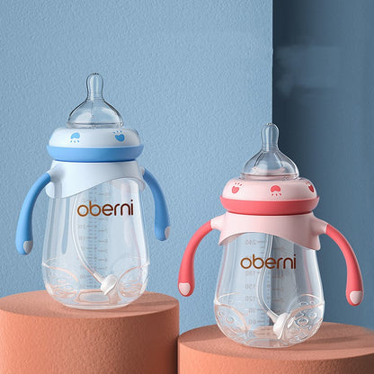Wide Caliber Anti-Colic Baby Bottle with Handle