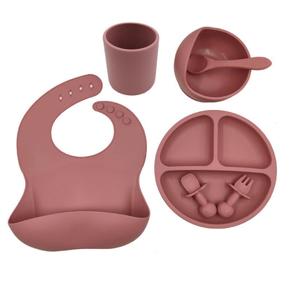 Silicone Baby Feeding Set with FDA Certification