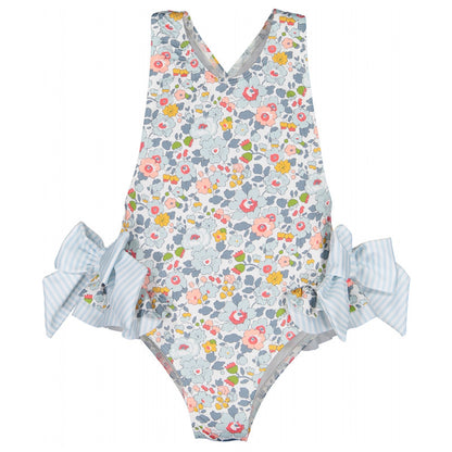Cute Beach Print Baby Jumpsuit Suspender Swimsuit