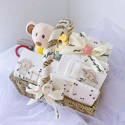 Beautiful baby gift basket