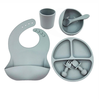 Silicone Baby Feeding Set with FDA Certification