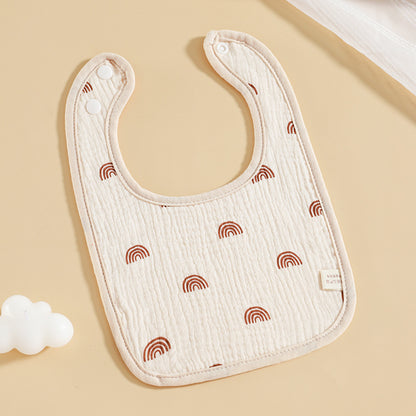 Versatile Cotton Bib Set for Babies and Toddlers