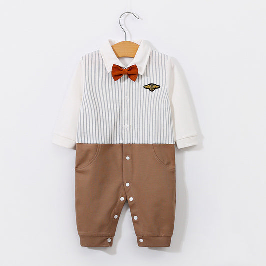 Comfortable Cotton Baby Jumpsuit - Stylish and Cozy for Little Ones