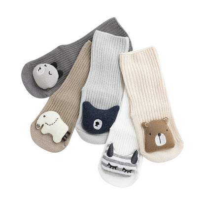 Baby Socks with Non-Slip Dispensing Glue for Secure Comfort