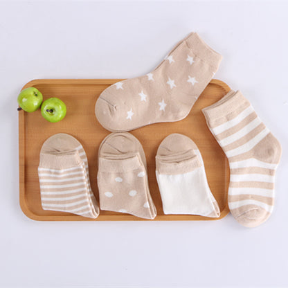 Combed Cotton Children's Socks: Breathable and Odor-Resistant