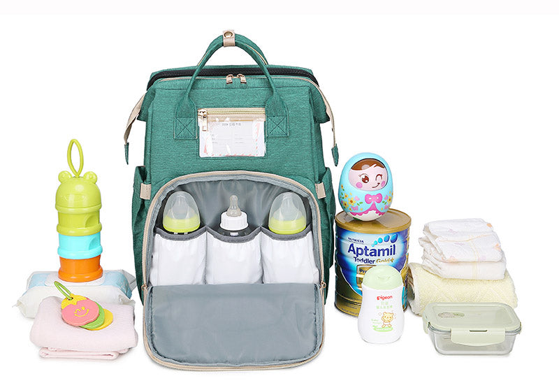Waterproof Polyester Diaper Bag with Innovative Design