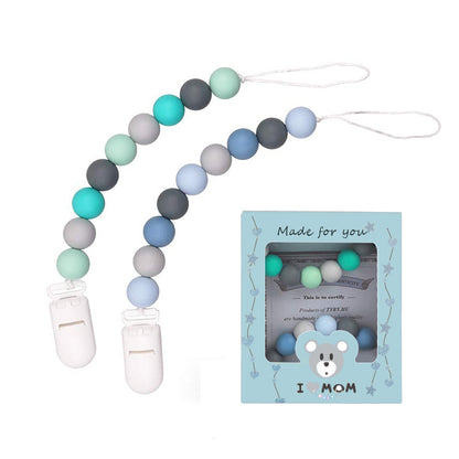 Durable Silicone Baby Pacifier Chain for Teething