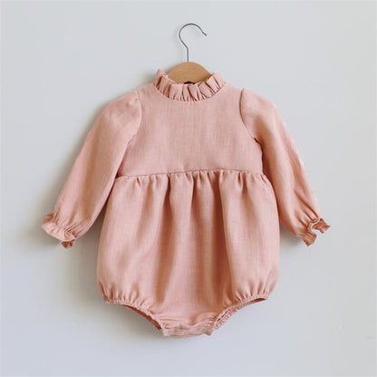 Cozy Baby Jumpsuit - Long Sleeves, Breathable Cotton for Outdoor Fun