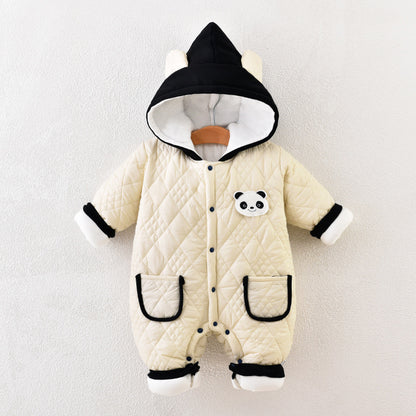 Padded Thickened Autumn And Winter Baby Jumpsuit