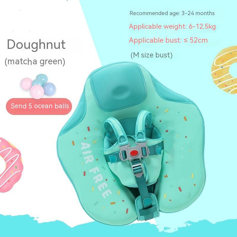 Inflatable-Free Baby Swim Ring : Summer